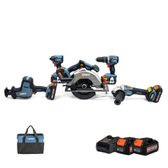 Senix - X2 18V 5 Piece Combo Kit S1 | S2K5B1-01