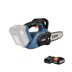 Senix - X2 18V Brushless 25cm (10") Top Handle Chainsaw Kit | CSX2-M1-EU