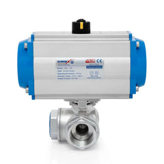 IFS Way T Port Double Acting Actuated Ball Valve