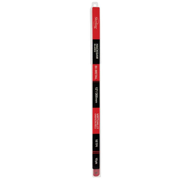 STERLING 18tpi Hacksaw Blades - Sterling - Tube of 10 | 300-18S-4