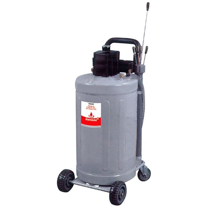 Alemlube - Air Operated Mobile Waste Oil Evacuator With 80L Reservoir | 30090