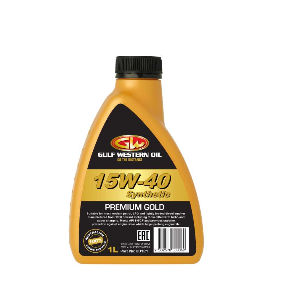 Gulf Western - Premium Gold Syn 15W-40 SN/CF 1L | 30121