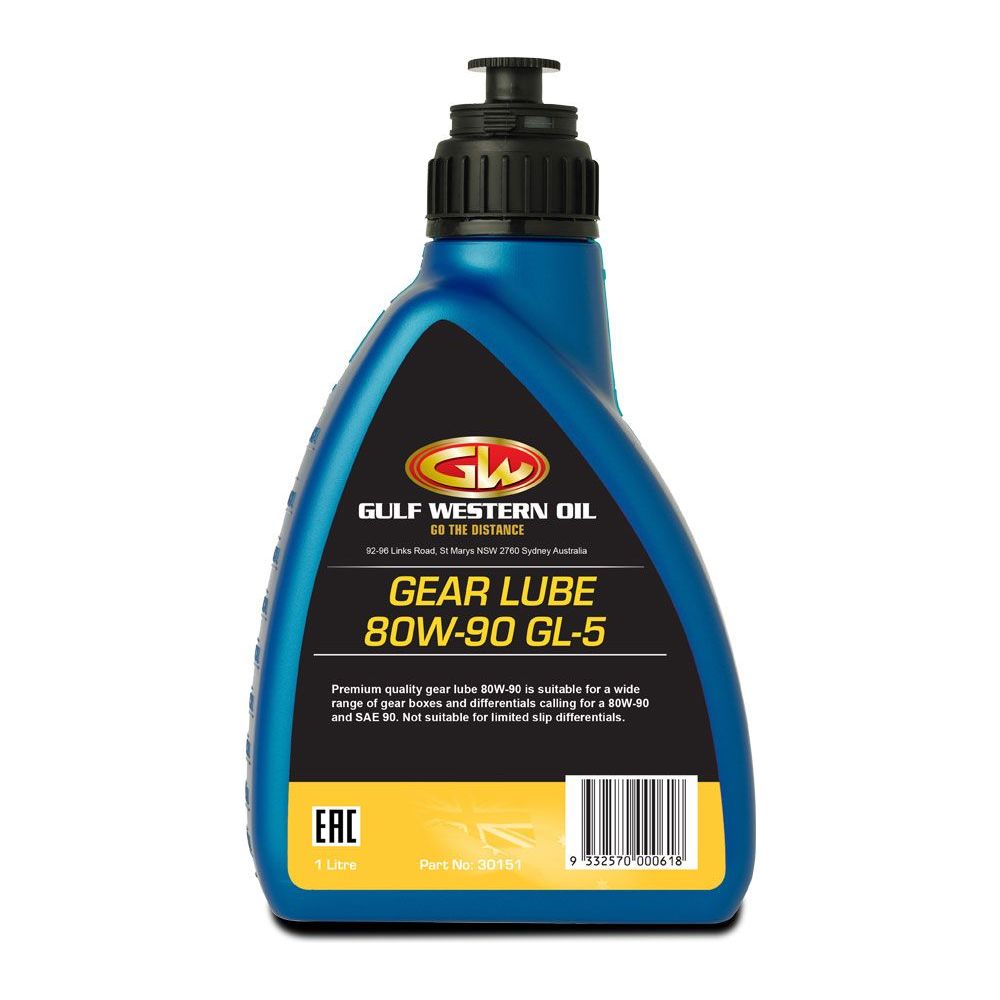 Gulf Western - Gear Lube 80W-90 1L (8/Ctn) | 30151