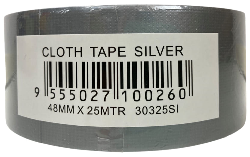 GSA - Cloth Tape Silver 48mm x 25m | 30325SI