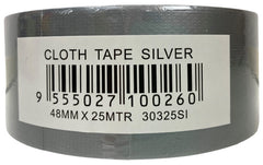 GSA - Cloth Tape Silver 48mm x 25m | 30325SI