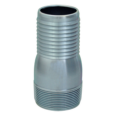 AIP - Hosetail Combination Nipple Zinc Plated Steel BSPT - 5" X | 22-000-080-080 | CN125