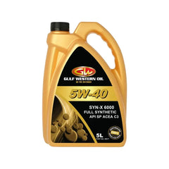 Gulf Western - Syn-X 6000 Full Syn 5W-40 SP/CF DX 2 5L | 30517