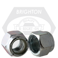 Brighton Best - #5-40 UNC NM (STANDARD) - IMPERIAL NYLON INSERT LOCKNUT ZINC-CLEAR CR+3 UNC | 305007