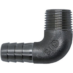 IFS - P6SS 5/8x1/2 316ss Hosetail Male Elbow | 31-SSP.61008