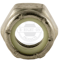 Brighton Best -  1/2"-12 BSW NE (STANDARD)  - NYLON INSERT LOCKNUTS STAIN A2 (18-8) | 310217