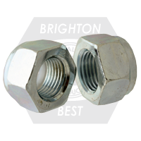 Brighton Best - M10-1.25 - METRIC CLASS 10 NYLON INSERT LOCKNUT ZINC-CLEAR CR+3 | 312200