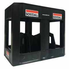 Soudal - Heavy Duty Black Crates  - Holds 12 Cartridges | 317197