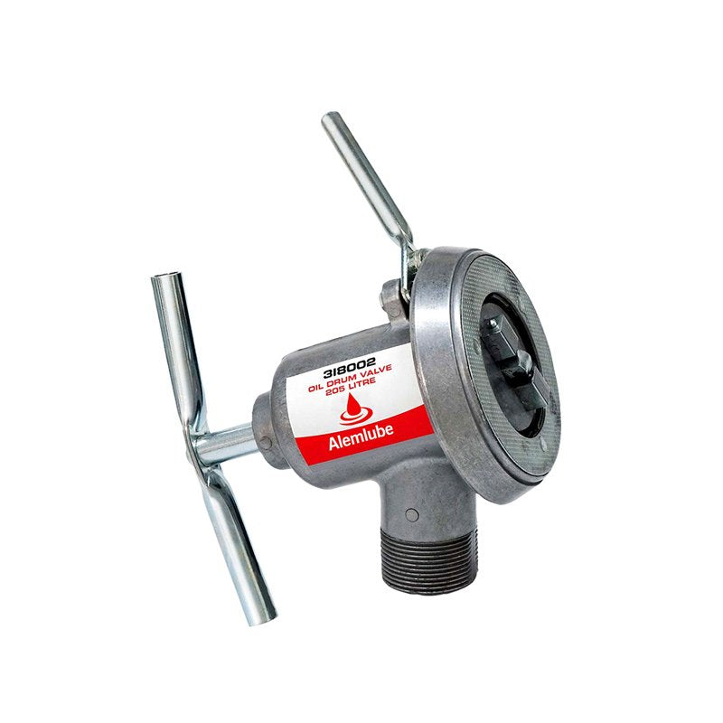 Alemlube - Quick Connect/Disconnect 205L Gravity Drum Valve, 2" Bsp | 318002