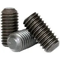 BBI - #10-32x1" - Imperial Grub (socket Set) Screw Oval Point Thermal Black Oxide UNF | 605212