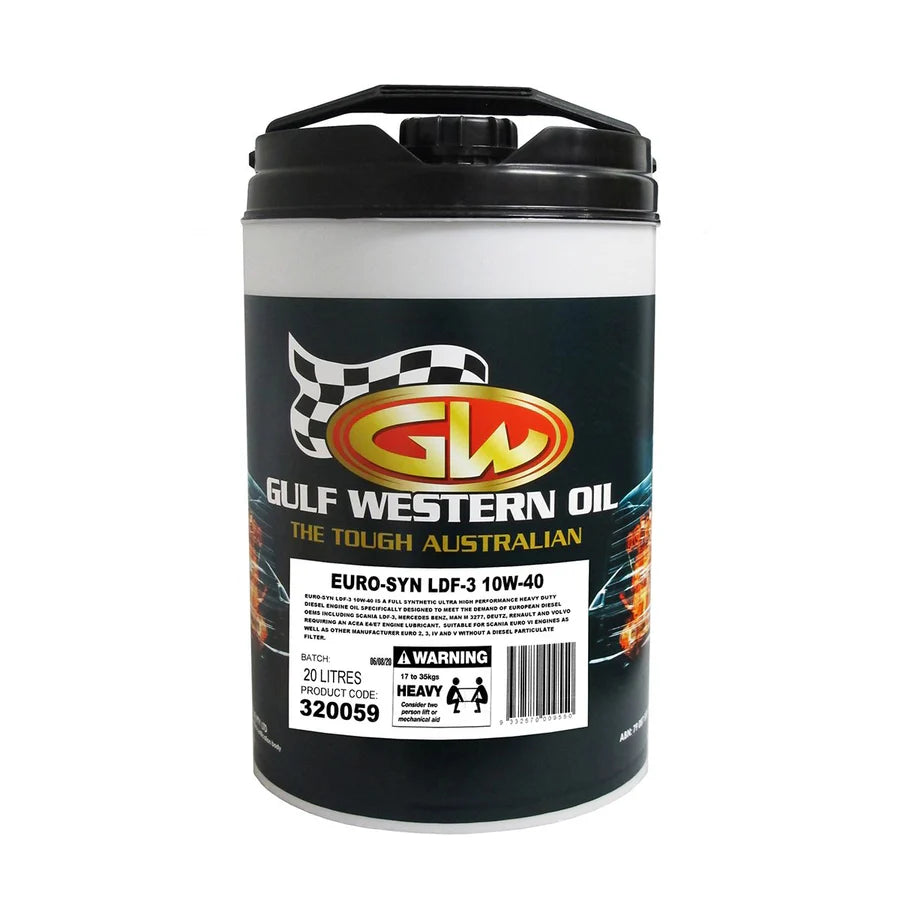 Gulf Western - Euro Syn Ldf-3 10W-40 Acea E4 20L | 320059