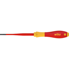 Wiha - Slimfix Screwdriver, Slotted 5.5 x 125mm, Softfinish, VDE 1000V Insulated | WH-39562
