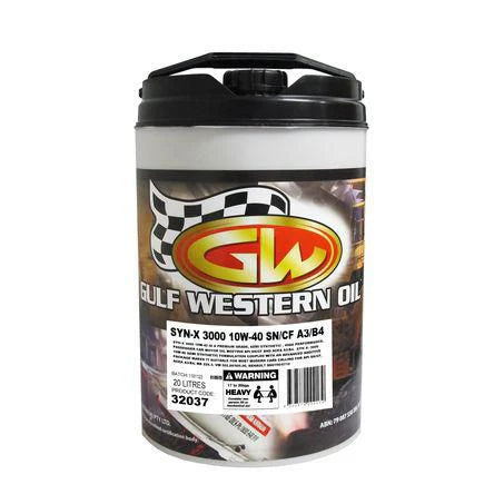 Gulf Western - Syn-X 3000® 10W-40 SN/CF A3/B4 20L | 32037