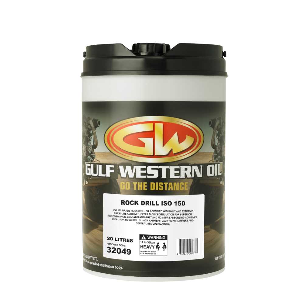 Gulf Western - Rock Drill ISO 150  20L | 32049
