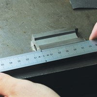 Toledo - 150mm Flush End Rule Stainless Steel | 321997