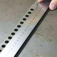 Toledo - 300mm Flush End Rule Stainless Steel | 321998