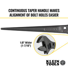 Klein Tools - 10IN ADJUSTABLE SPUD WRENCH | A-3227
