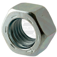 Brighton Best - 1/4"-28 - IMPERIAL GRADE 8 FINISHED HEX NUT ZINC-CLEAR CR+3 UNF | 328078