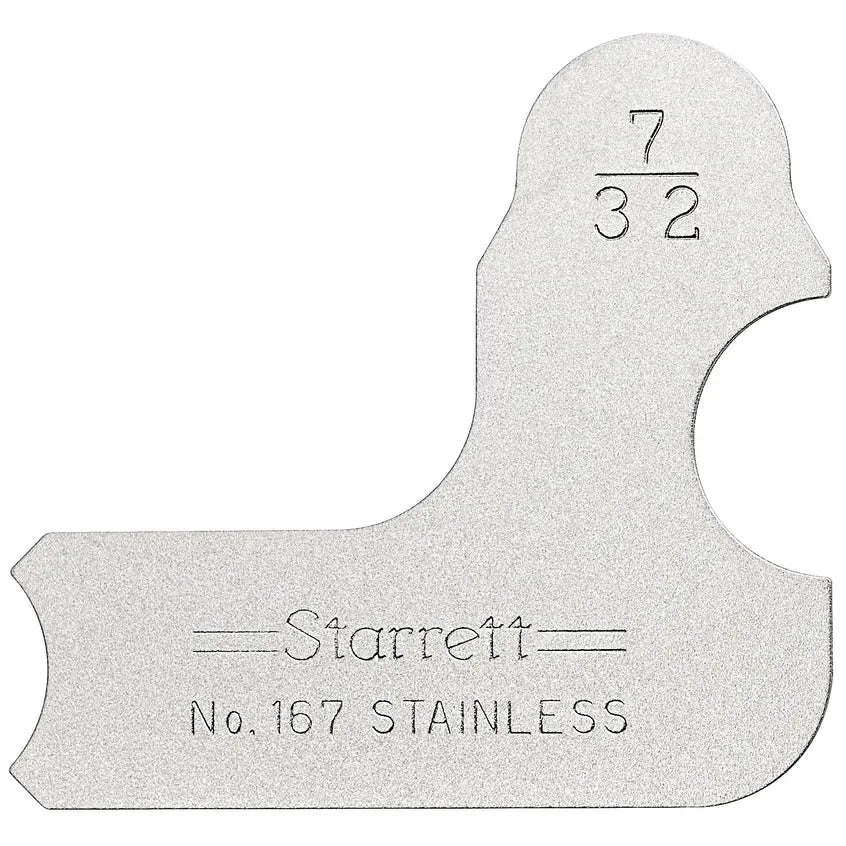 Starrett - Radius Gauge 7/32in | 167-7/32