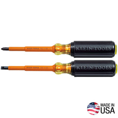 Klein Tools - 2-PIECE INSULATED SCREWDRIVER SET | A-33532-INS