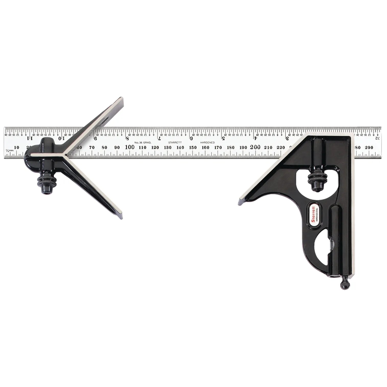 Starrett - Combination Square 300mm Metric/English Centre Head | 33MEHC-300