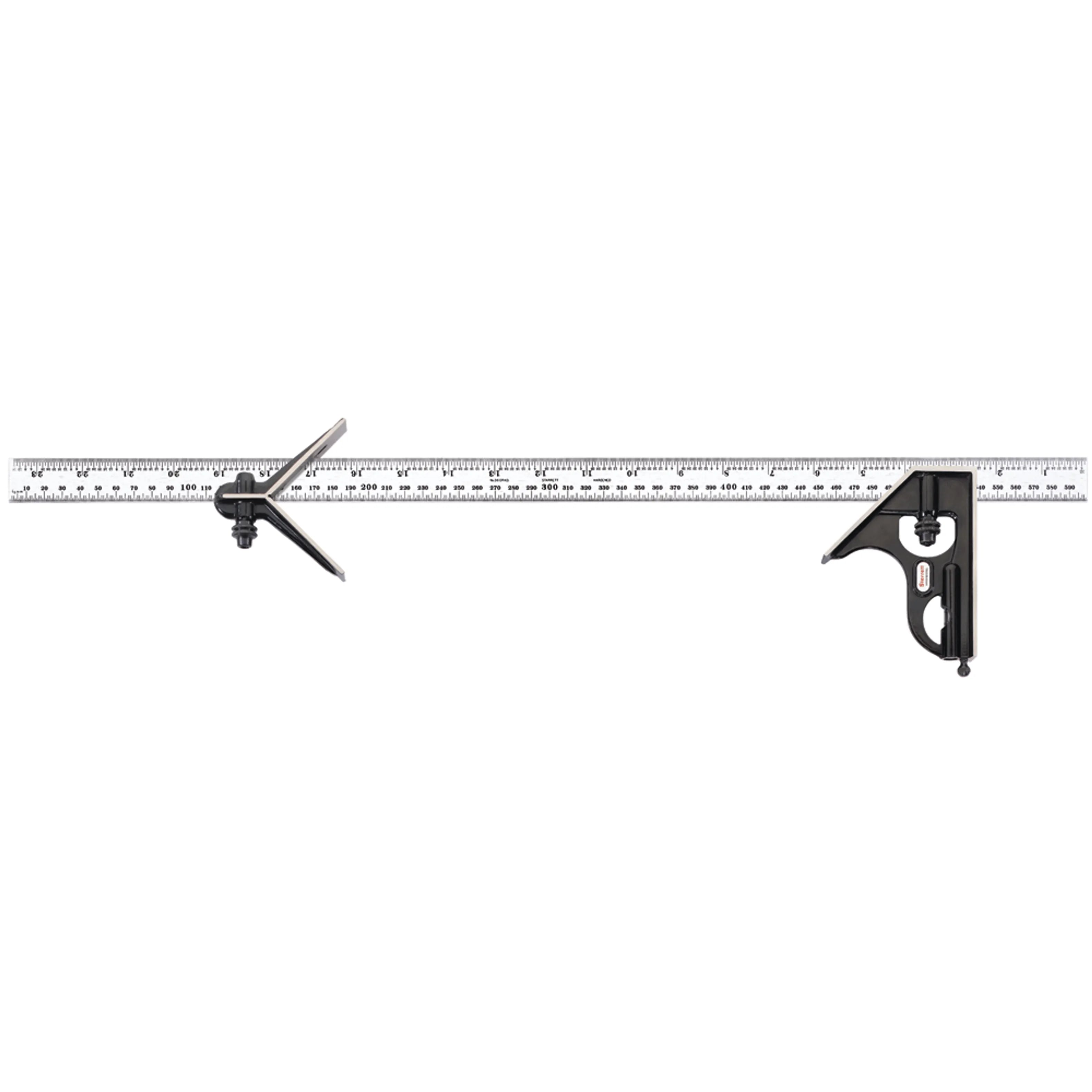 Starrett - Combination Square 600mm Metric/English Centre Head | 33MEHC-600