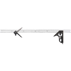 Starrett - Combination Square 600mm Metric Center Head | 33MHC-600