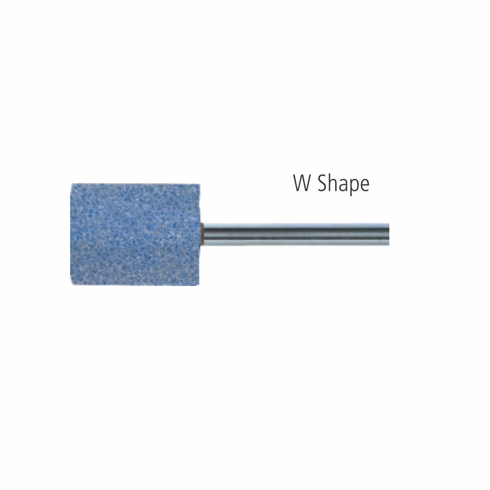 PFERD - W Shape 1/4" Ceramic - Blue - J Hardness W242 6.3 AWCO 46 J 5 V | 35493281 5