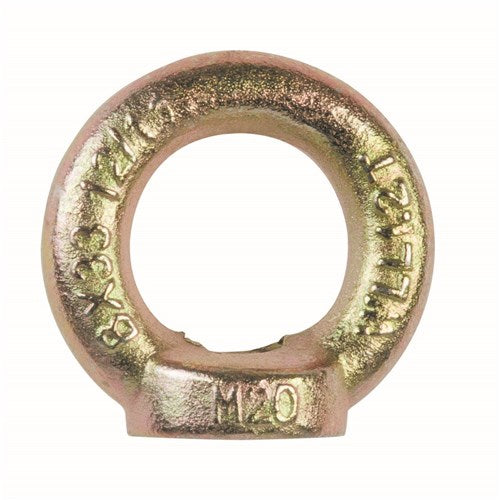 Beaver - Eye Nut DIN582 Gold M12  WLL  340kg | 359212
