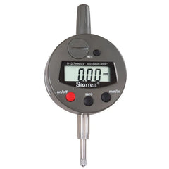 Starrett - Electronic Indicator Metric Only Range 12.7mm Grad.01mm (use Code 3900M-5) | 3600M-5