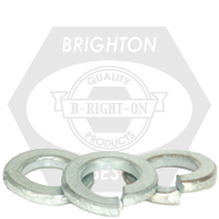 Brighton Best - M8 - METRIC THRU-HARDENED SPRING WASHER ZINC-CLEAR CR+3 | 361080
