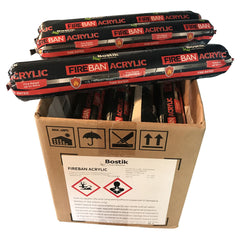 Bostik - Fireban Acrylic Grey 600ml (Pack of 20) | 30615090