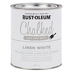 Rust-Oleum  - Chalked Paint Linen White - Quart 887ml | 305257