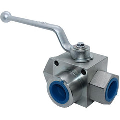IFS - 1/2" BSP 3-Way L-Port B/Valve with M/Holes | 37-V3RLM08