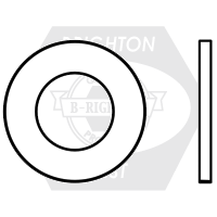 Brighton Best - M36 - METRIC THRU-HARDENED FLAT WASHER PLAIN | 374035
