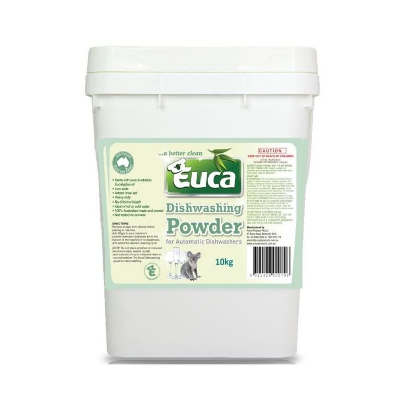 Euca - DISHWASHER POWDER EUCALYPTUS 10KG PAIL | 379V