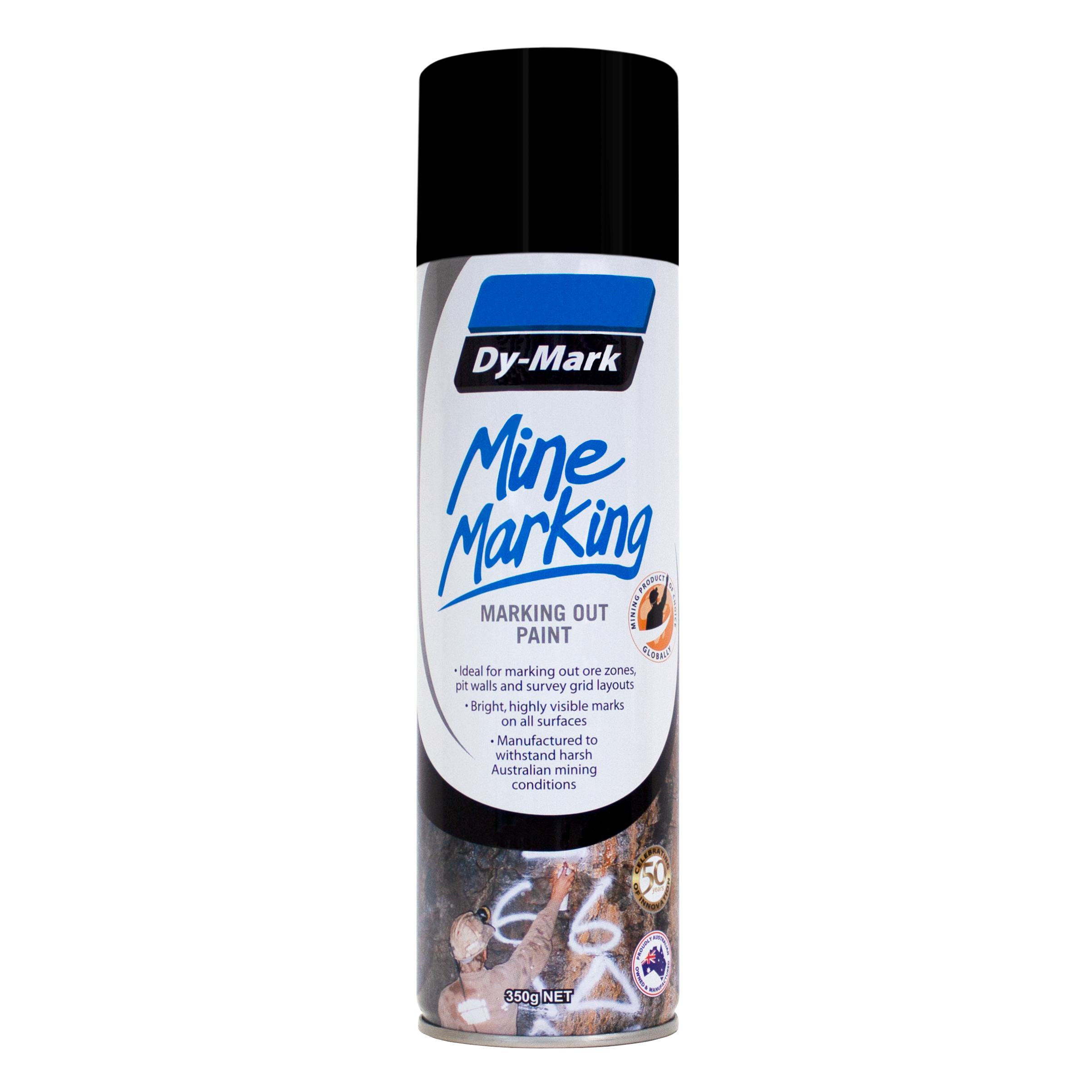 Dy-Mark - Mine Marking Horizontal Black 350g | 38013501