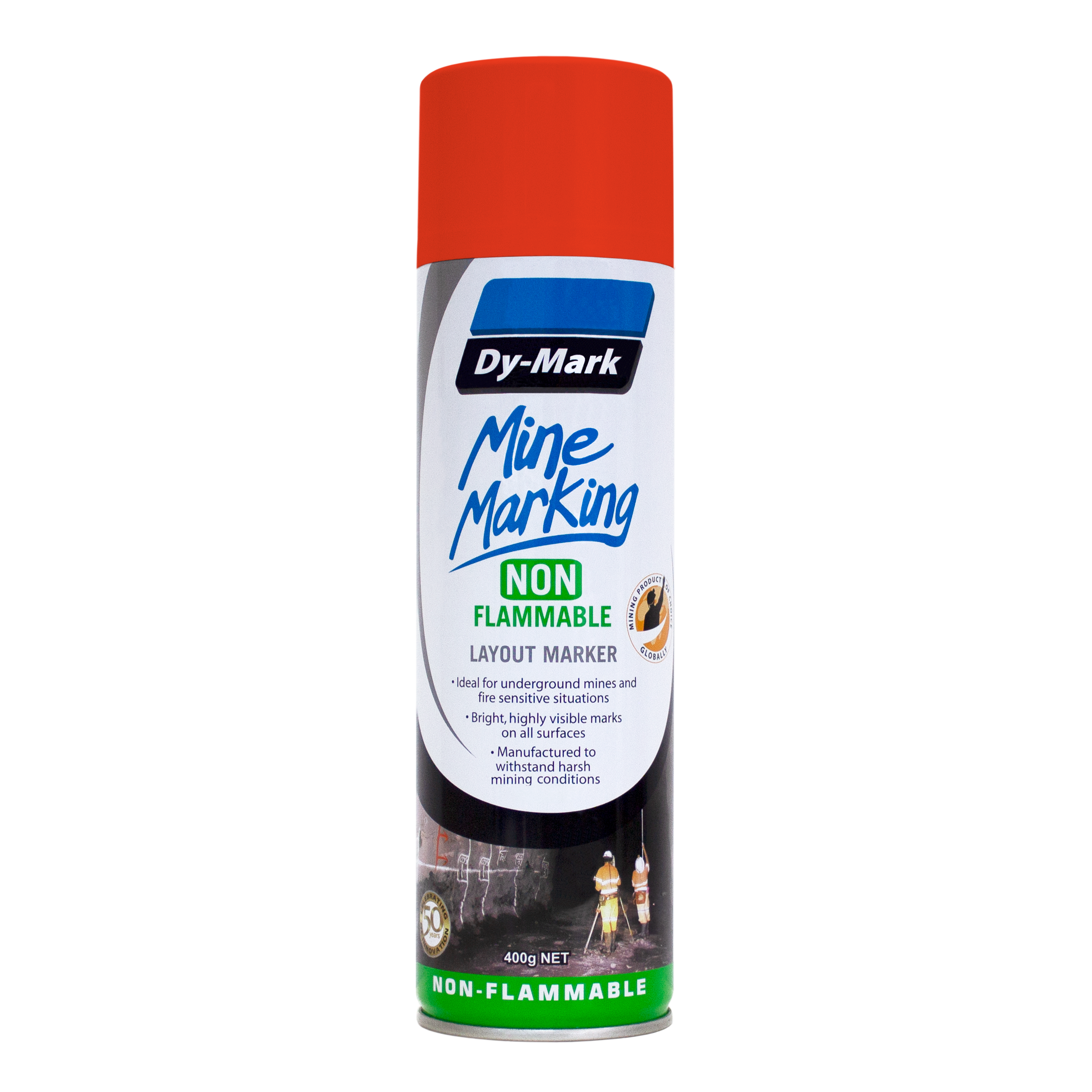 Dy-Mark - Mine Marking Non-Flammable Hz Orange 400g | 38023506