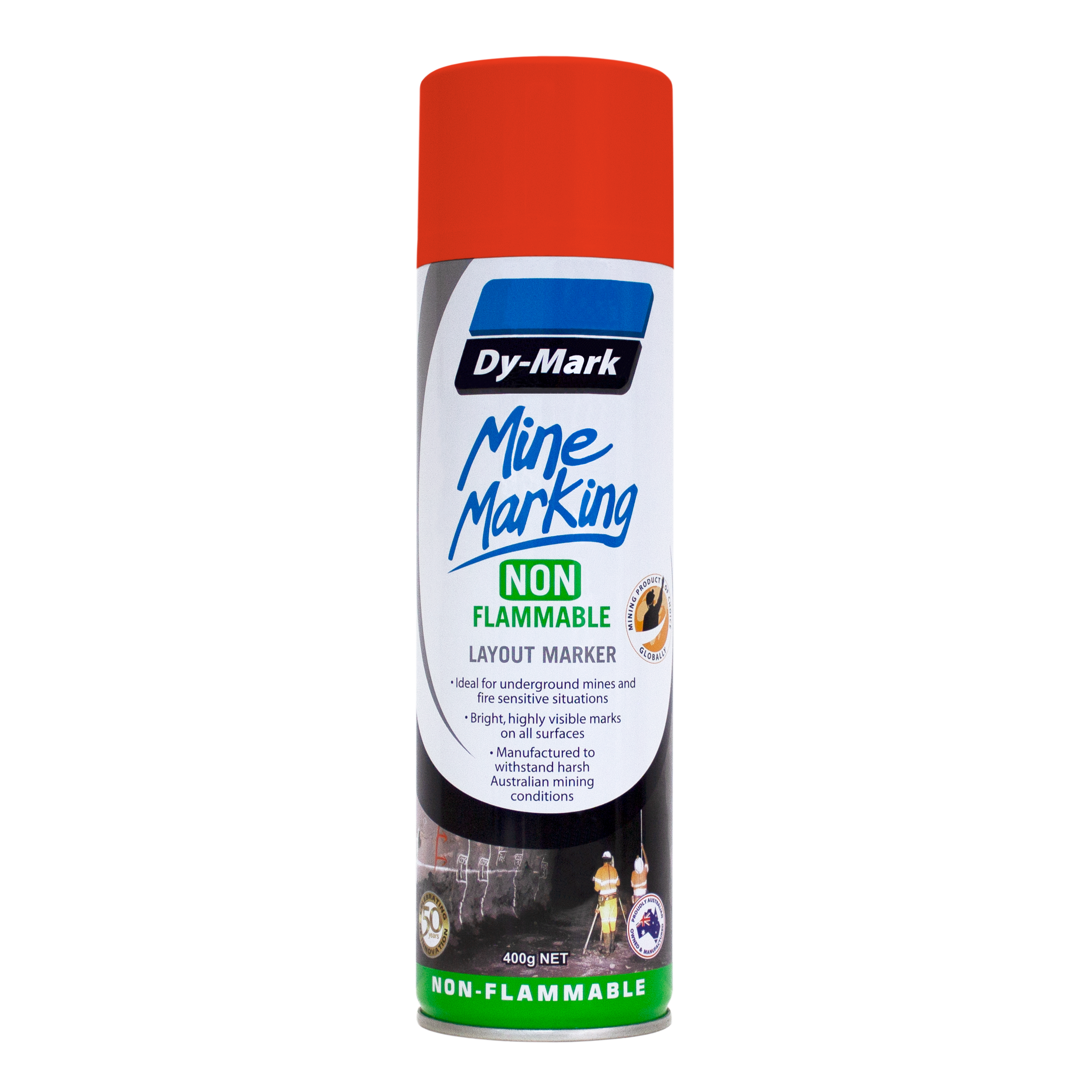 Dy-Mark - Mine Marking Non-Flammable Hz Orange 400g | 38023506
