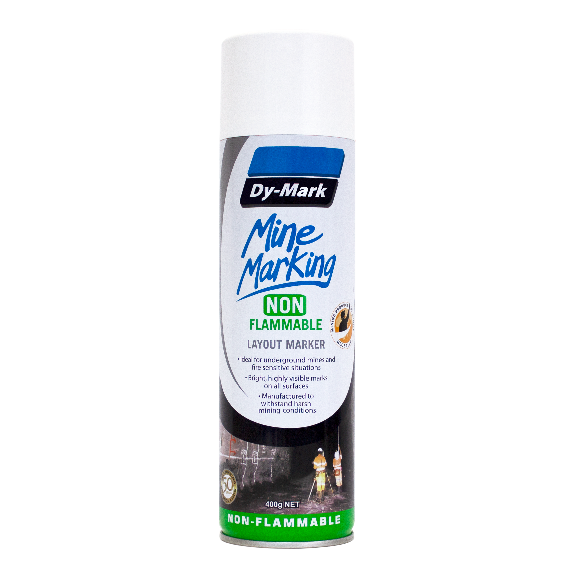 Dy-Mark - Mine Marking Non-Flammable Hz White 400g | 38023511