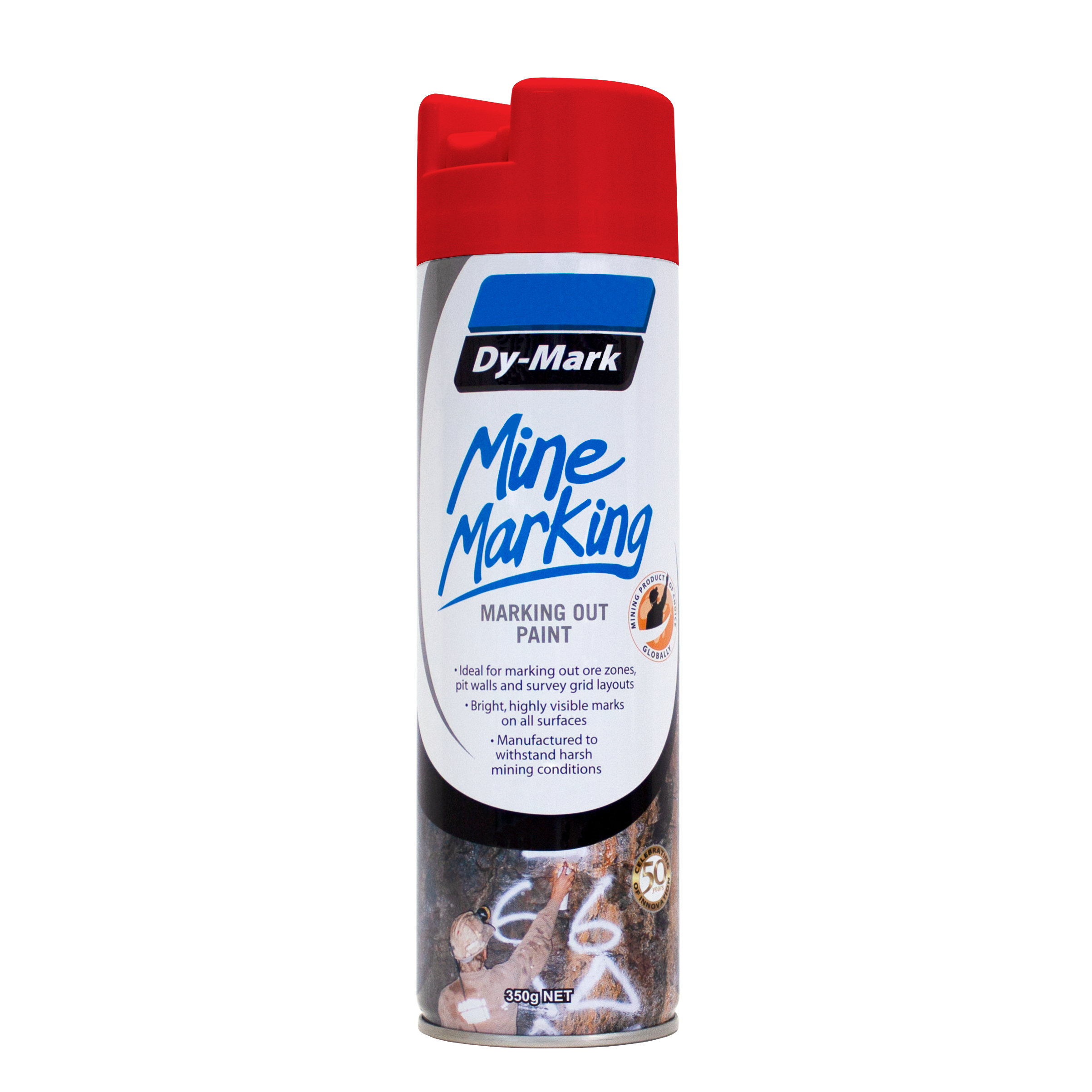 Dy-Mark - Mine Marking Vertical Red 350g | 38033502