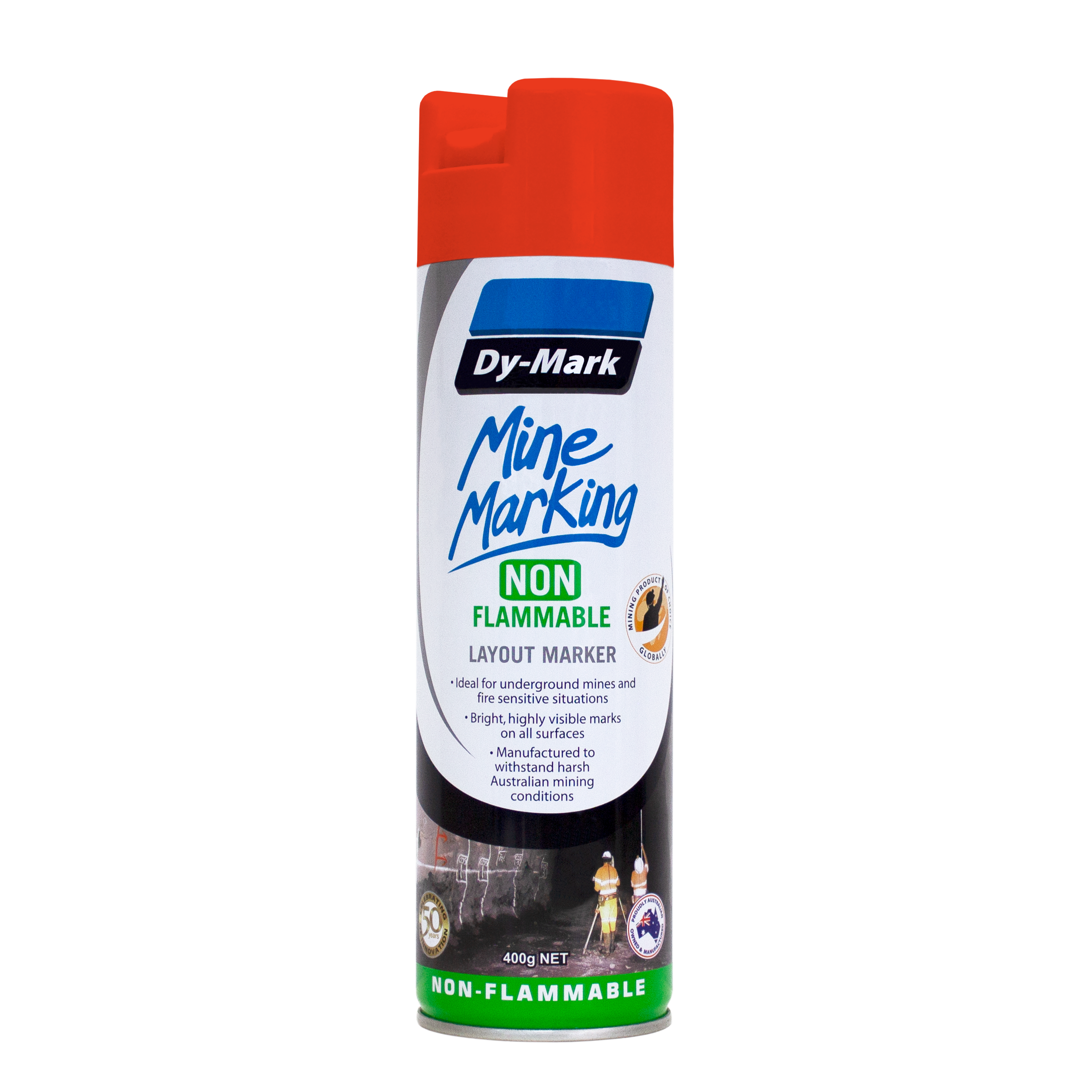 Dy-Mark - Mine Marking Non-Flammable Vert Orange 400g | 38043506