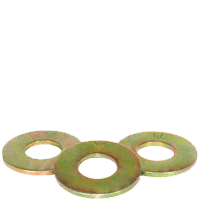 BBI - 5/16" - Imperial SAE Thru-hardened Flat Washer Zinc-yellow Cr+6 | 383100