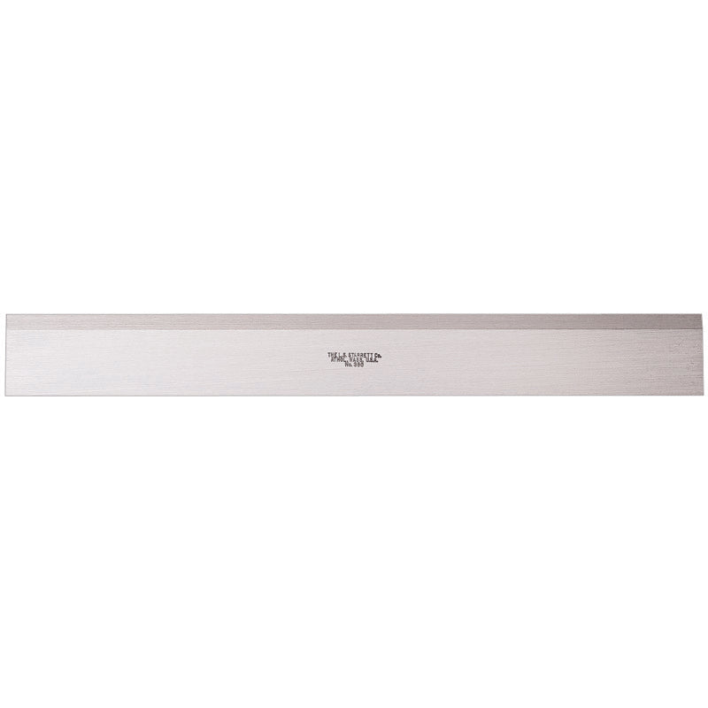 Starrett - Steel Straight Edge Beveled One Edge No Grads 12in (300mm) | 385-12