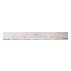 Starrett - Steel Straight Edge Bevelled With 32nd Grads 12in (300mm) | 387-12