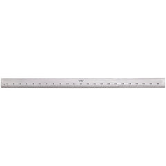 Starrett - Steel Straight Edge Bevelled With 32nd Grads 24in (600mm) | 387-24